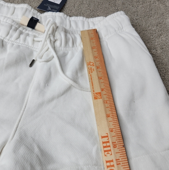 Women's Mid-Rise Fleece Shorts - Universal Thread White L - Picture 12 of 12